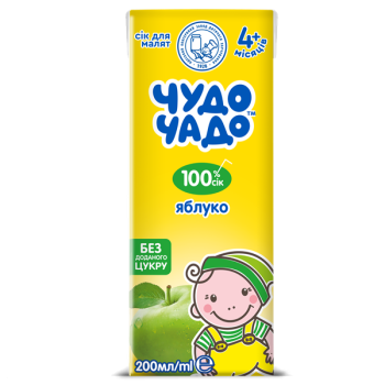 Купити Сік 200 мл Чудо-Чадо яблучний освітлений у АТБ Market