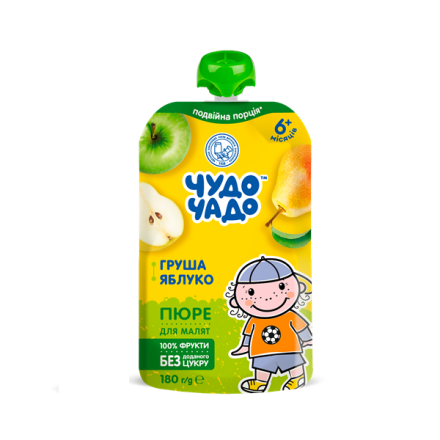 Купити Пюре 180 г Чудо-Чадо з груш та яблук  у АТБ Market