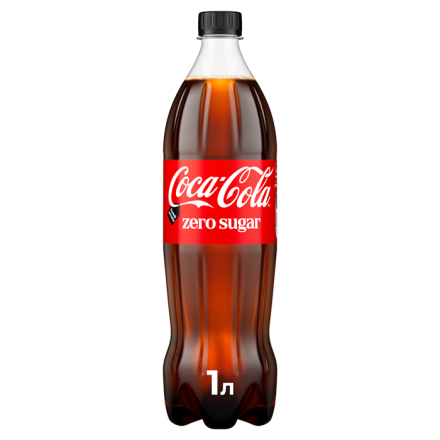 Купити Нaпій 1 л Coca-Cola Zero бeзaлкoгoльний сильнoгaзoвaний ПЕТ у АТБ Market