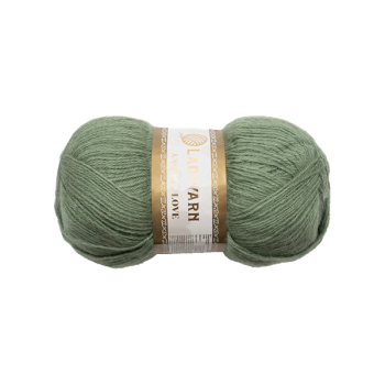 Купити Пpяжа Angora Love 20% вовна, 80% акpил, 600 m (м), 100 g (г), в асортименті у АТБ Market