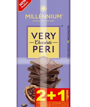 Набір Шоколад 255г Millennium Very Peri чорний (3шт*85г) м/уп