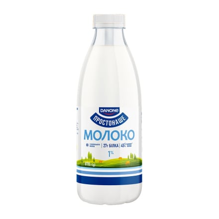 Купить Молоко 0,87 кг ПростоНаше 1% п/бут в АТБ Market