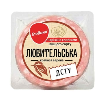 Купити Ковбаса 275 г Глобино Любительська в/с нарізка вак/упак у АТБ Market