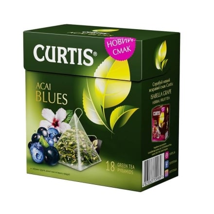Чай (18 ф / п х 1,8 г) Curtis Acai Blues зеленый ароматизированный