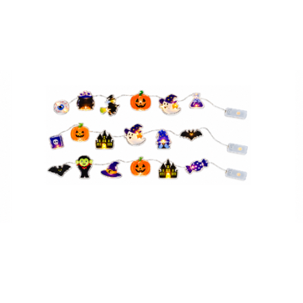 Купити Набір наліпок Halloween з LED підсвічуванням, арт. ZDHAOW-251112 у АТБ Market