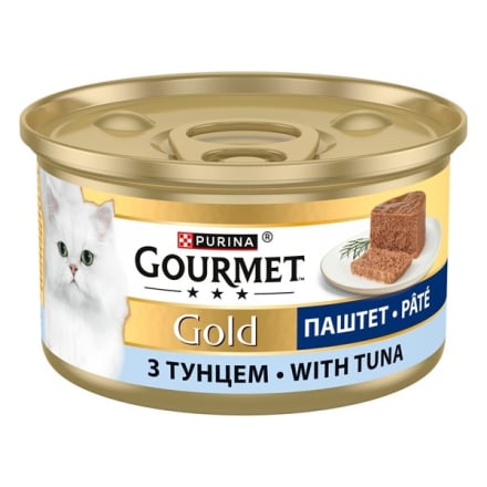 Купити Корм 85г Gourmet Gold консерви для котів паштет з тунцем у АТБ Market