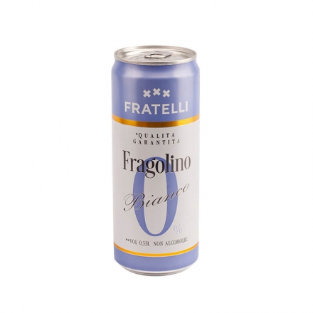 Напиток 330 мл FRATELLI Фраголино Бьянко безалкогольный сильногазированный