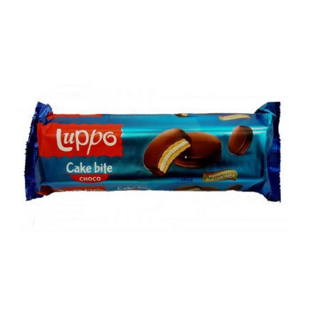 Набір кексів 184г Luppo Cake bite Choco з маршмеллоу, покриті молочним шоколадом, Туреччина