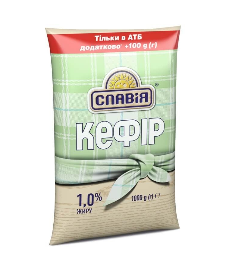 Кефір 1 кг Славія 1% купити в Києві та Україні за ціною від 0 грн ★ АТБ ...