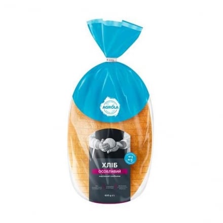 Хліб 0,6 кг Agrola Особливий нарізаний 1 г 
