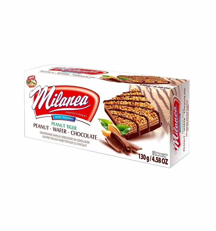 Вафлі 130 г Milanea з кремовою начинкою купити в Києві та Україні за ...