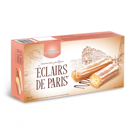 Пирожные 300г заварные Своя Линия Eclairs de Paris