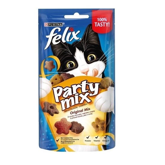 ➤ Лакомство 60 г Felix Party Mix Ориджинал микс для кошек купить