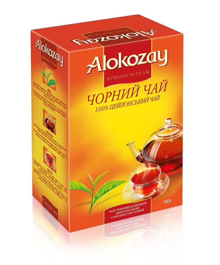 Чай 180г Alokozay чорний байховий листовий FBOP