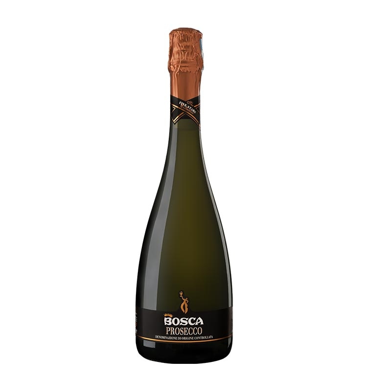 Вино ігристе 0,75л Bosca Prosecco Five Stars DOC брют 11,5%, Італія ...
