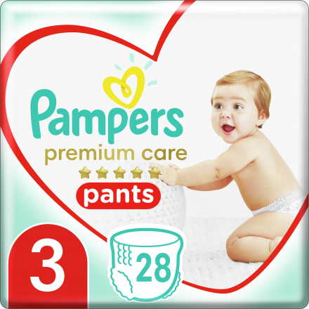 Подгузники-трусики Pampers Premium Care 28шт