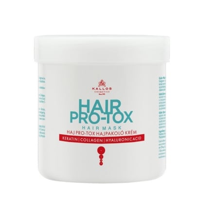 Маска для волос 1л, ТМ Kallos, Pro-tox с кератином, коллагеном и гиалуроновой кислотой