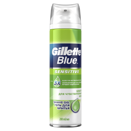 Гель для гоління 200 мл Gillette для чутливої шкіри