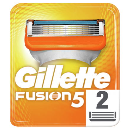 Кассеты сменные для бритья 2 шт Gillette Fusion