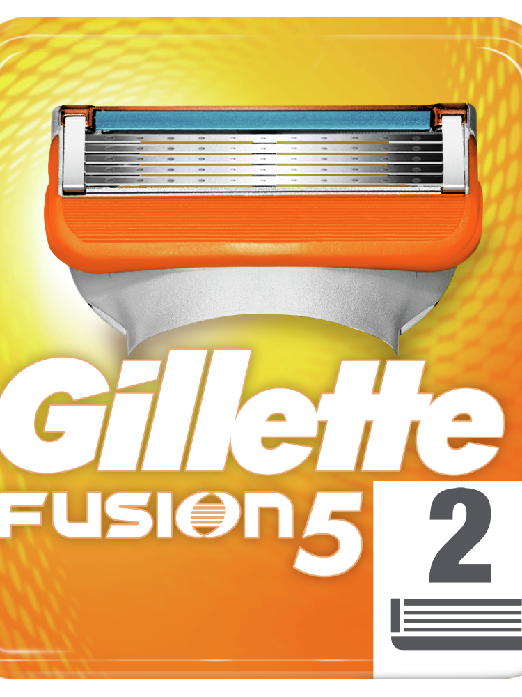Касети змінні для гоління 2 шт Gillette Fusion купити в Києві та ...