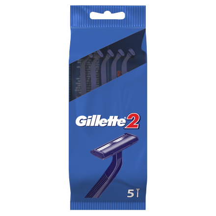 Бритви одноразові 5 шт Gillette-2 Для гоління