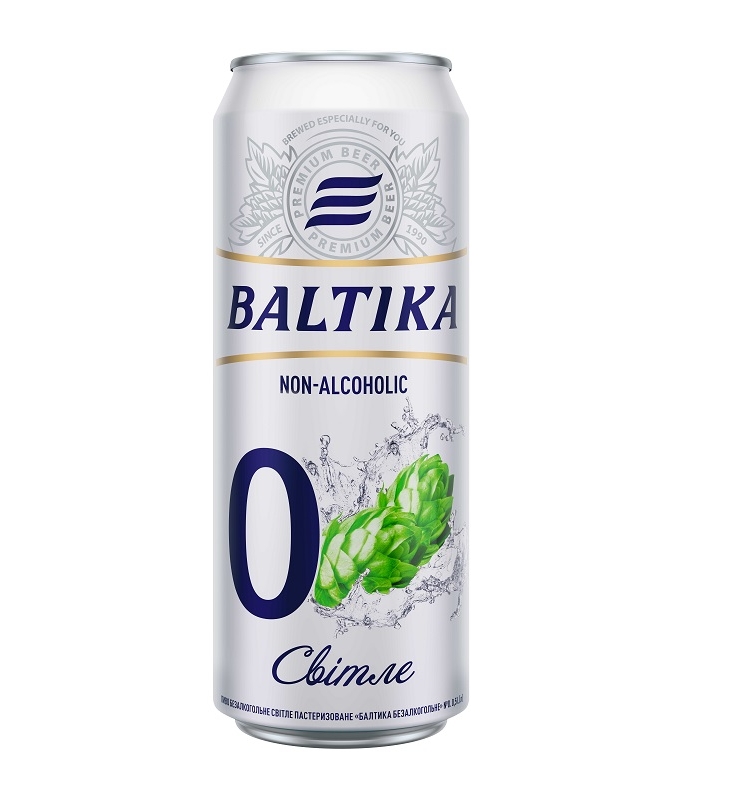 Пиво безалкогольное 0,5 л Балтика № 0 купить в Киеве и Украине по цене ...