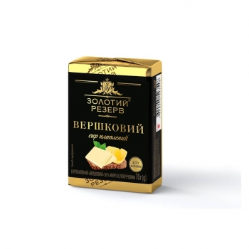 Сыр плавленый 70 г Золотой резерв Сливочный 50%