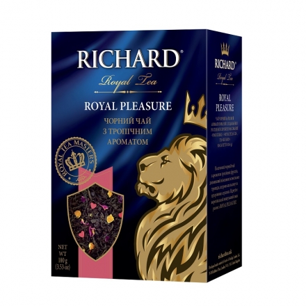 Чай 100 г Richard Royal Pleasure черный байховый с тропическим ароматом