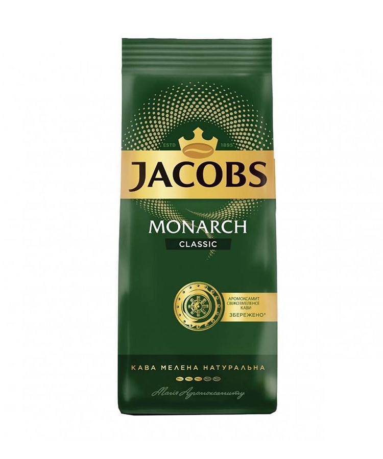 Кава 225г Jacobs Monarch мелена купити в Києві та Україні за ціною від ...