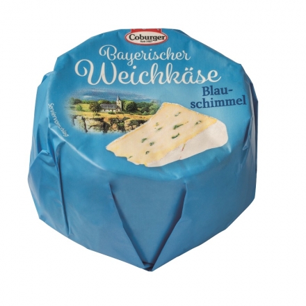Сыр мягкий 150 г Coburger Bayerischer Weichkase Blauschimmel 50%