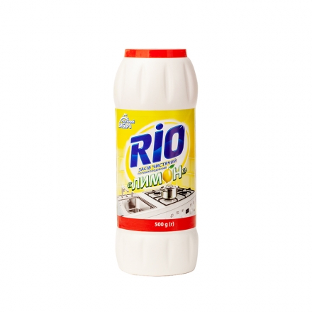 Засіб чистячий 0,5 кг RIO Своя лінія Лимон порошкоподібний п/флакон