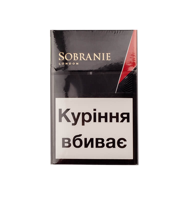Сигарети Sobranie Blacks МРЦ 65,72 купити в Києві та Україні за ціною ...