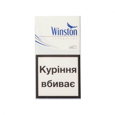 Сигареты Winston Super Slims Blue