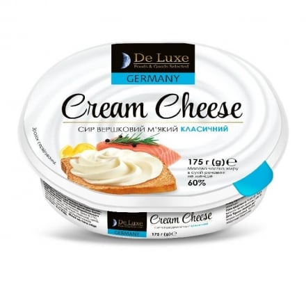 Сыр мягкий 175 г, ТМ De Luxe Foods & Goods Selected 60%, Германия