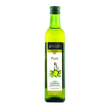 Олія 0,5л De Luxe Foods&Goods Selected оливкова Pure