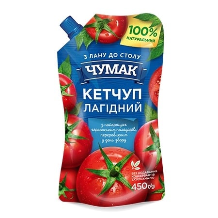 Кетчуп 450г Чумак Лагідний купити в Києві та Україні за ціною від 0 грн ...