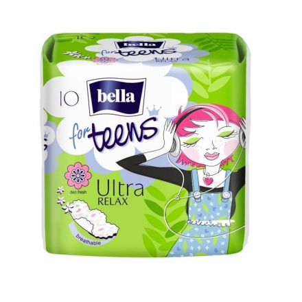 Прокладки 10 шт Bella for Teens Ultra Relax deo