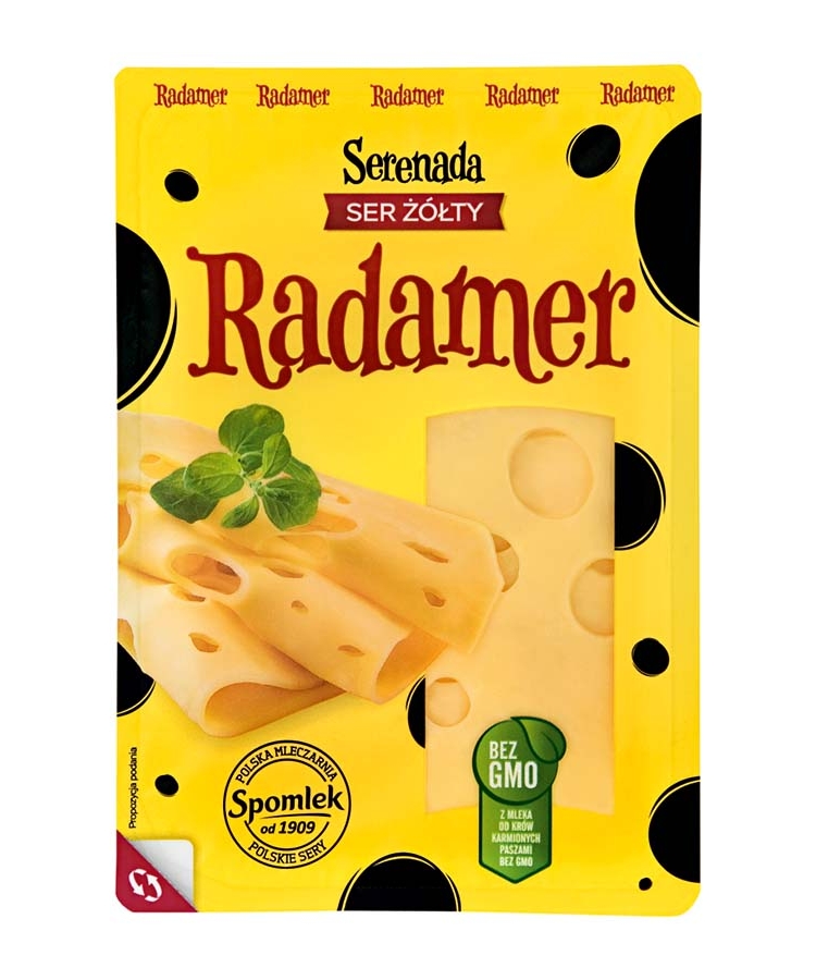 Сир напівтвердий 150г SERENADA Radamer пластинками 45%