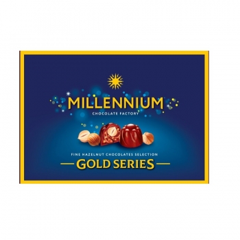 Купити Цукерки 205 г Millennium Gold series з горіховим праліне і цілим лісовим горіхом  у АТБ Market