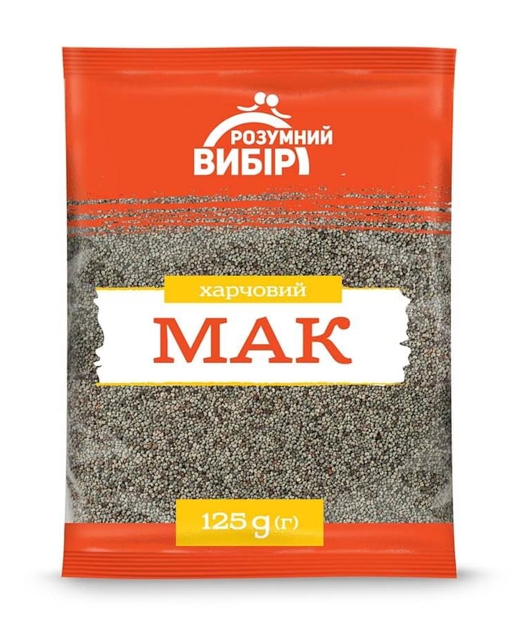 Мак 125г Розумний вибір купити в Києві та Україні за ціною від 26.50 ...