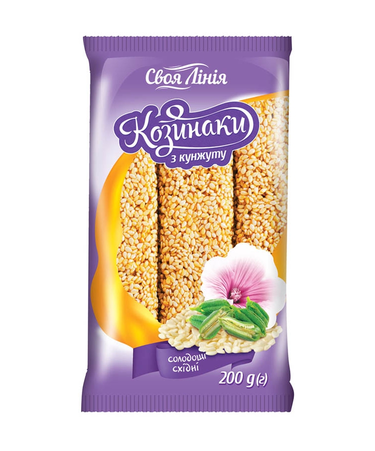 Козинаки 200 г Своя линия из кунжута купить в Киеве и Украине по цене ...