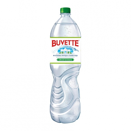 Вода 1,5л Buvette природна столова слабогазована