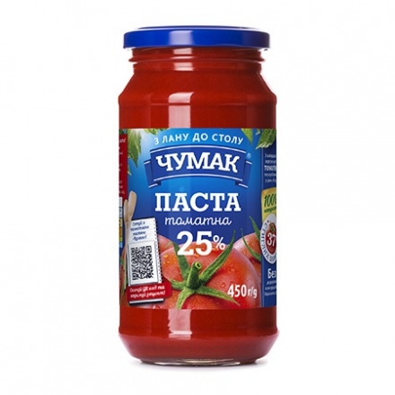 Томатна паста 450г Чумак
