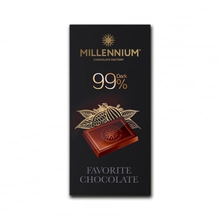 Шоколад 100 г Millennium favorite 99 % чорний