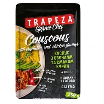 Купить Смесь 250 г Trapeza Кус кус с овощами со вкусом курицы в АТБ Market