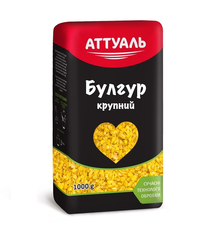 Крупа 1 кг Аттуаль Булгур крупний купити в Києві та Україні за ціною ...