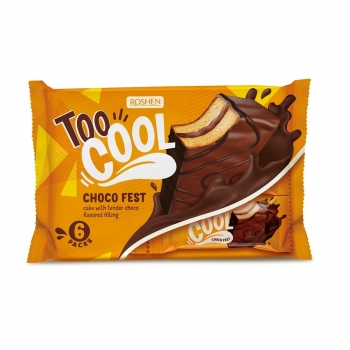 Пирожное бисквитное 270 г Рошен Too Cool Choco Fest ПКФ