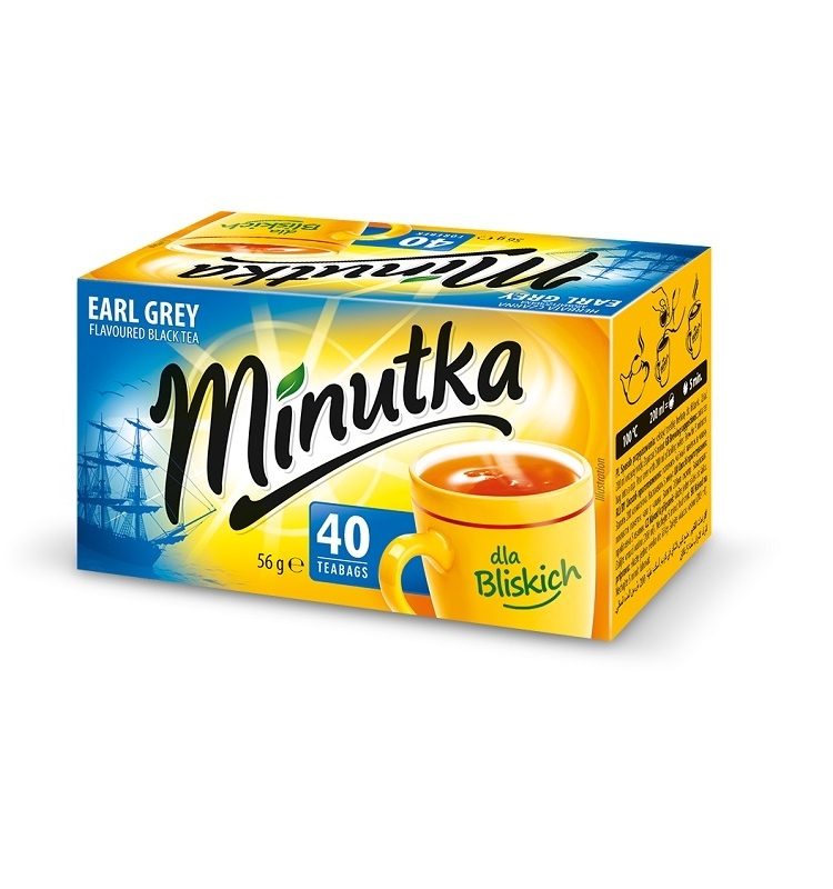 Чай (40 ф/п х 1,4 г) MINUTKA BLACK TEA чорний