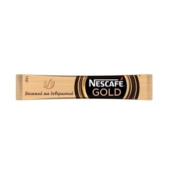 Кофе 1,8 г Nescafe Gold натуральный растворимый сублимированный