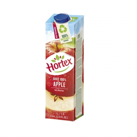 Сок 1 л Hortex яблочный восстановленный пастеризованный